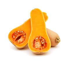 butternut squash halves