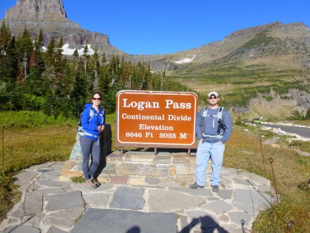My husband & I at Glacier Ntnl Park this past Fall