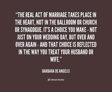 real act of marriage