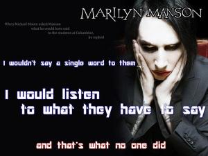 manson columbine
