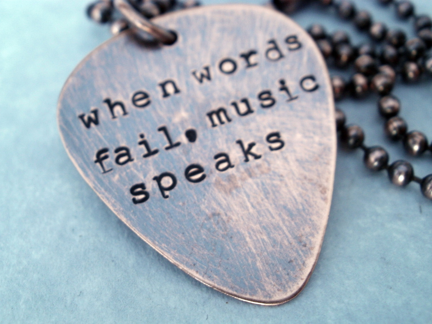 words fail music speaks