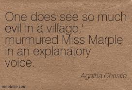 Miss Marple quote