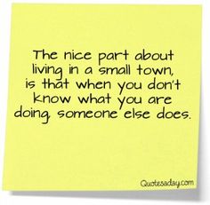 small town quote