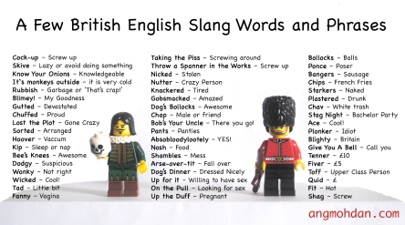 british slang