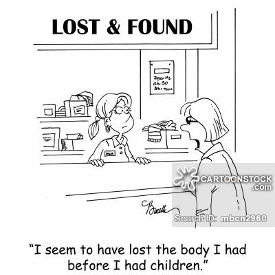 'I seem to have lost the body I had before I had children.'